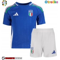 Otroške Nogometnih dresov Italija Domači EP 2024 Kratki rokavi (+ hlače)